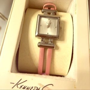 Kenneth Cole Pink Double Banded Watch